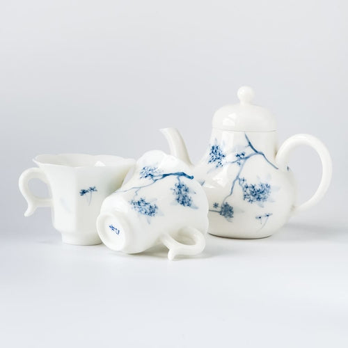 Blue and White Porcelain Teapot