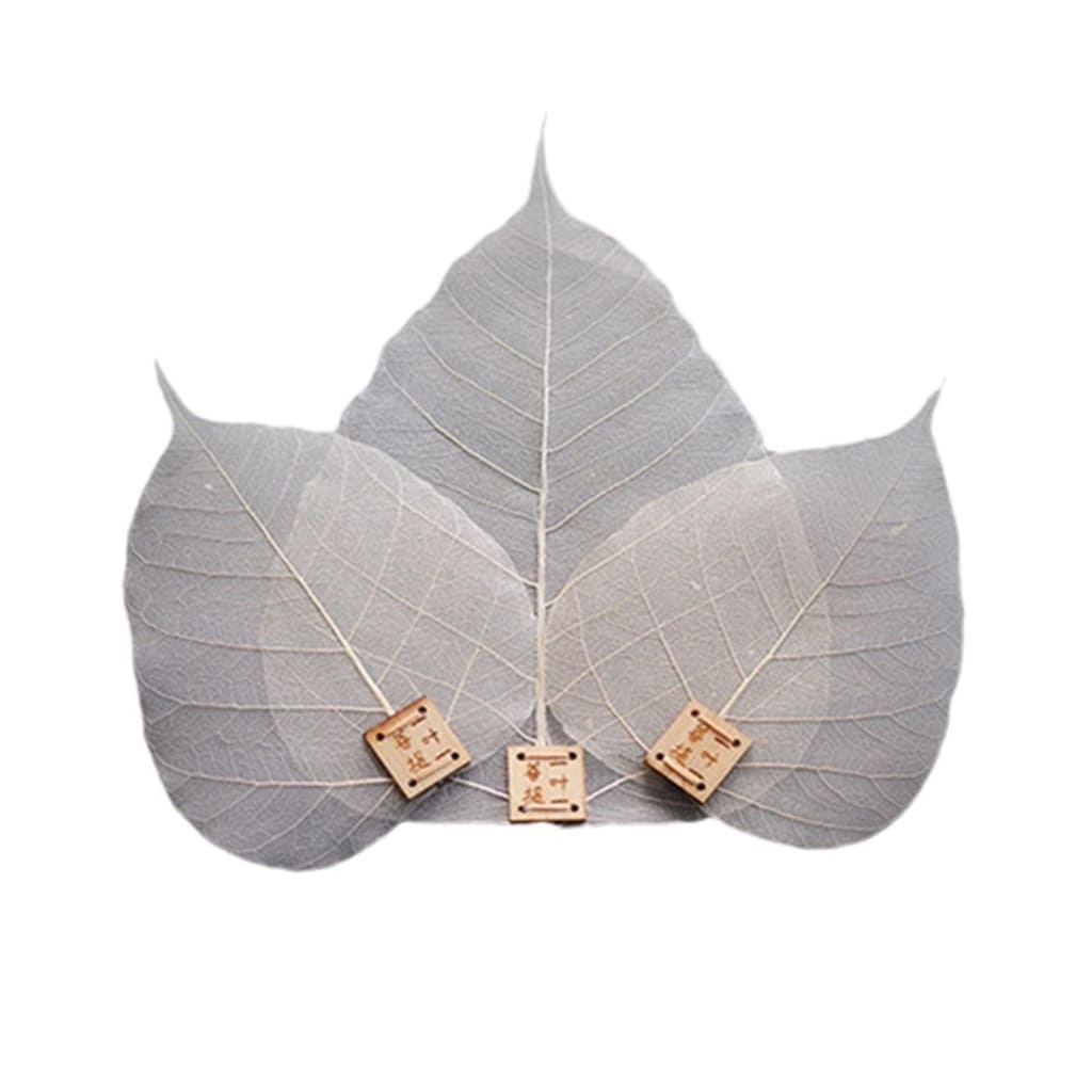 three different sizes ficus religiosa leaf tea filter strainer
